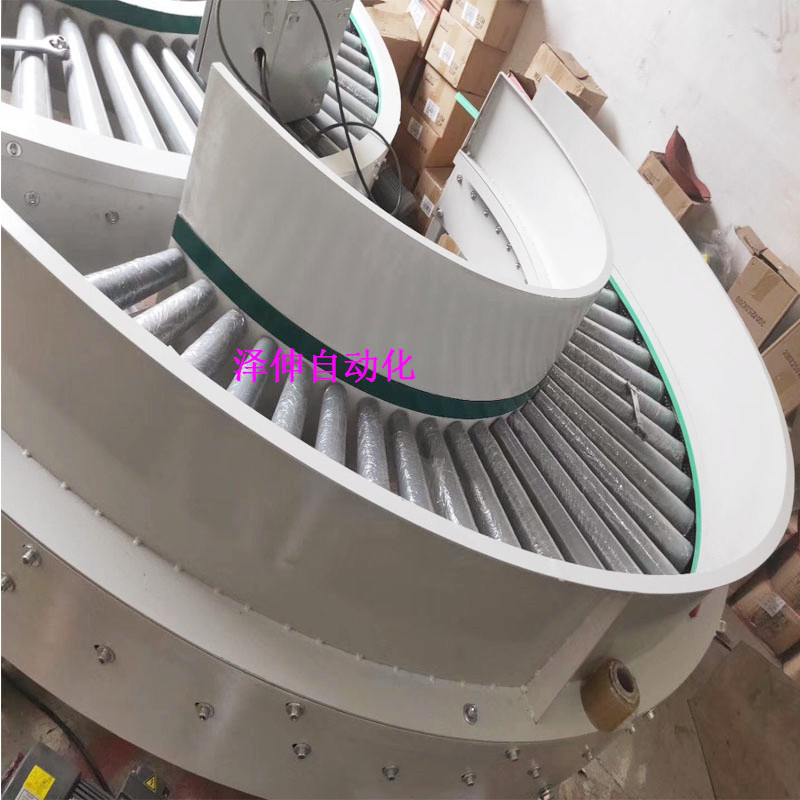 廠家專業(yè)生產(chǎn)輥筒轉(zhuǎn)彎機  皮帶滾筒拐角機 刀口轉(zhuǎn)彎機